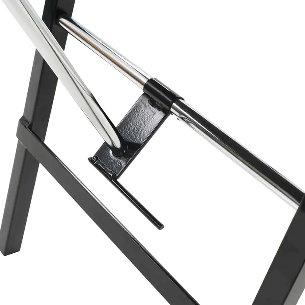 vidaXL Behandelingsstoel voor gezicht 185x78x76 cm kunstleer zwart