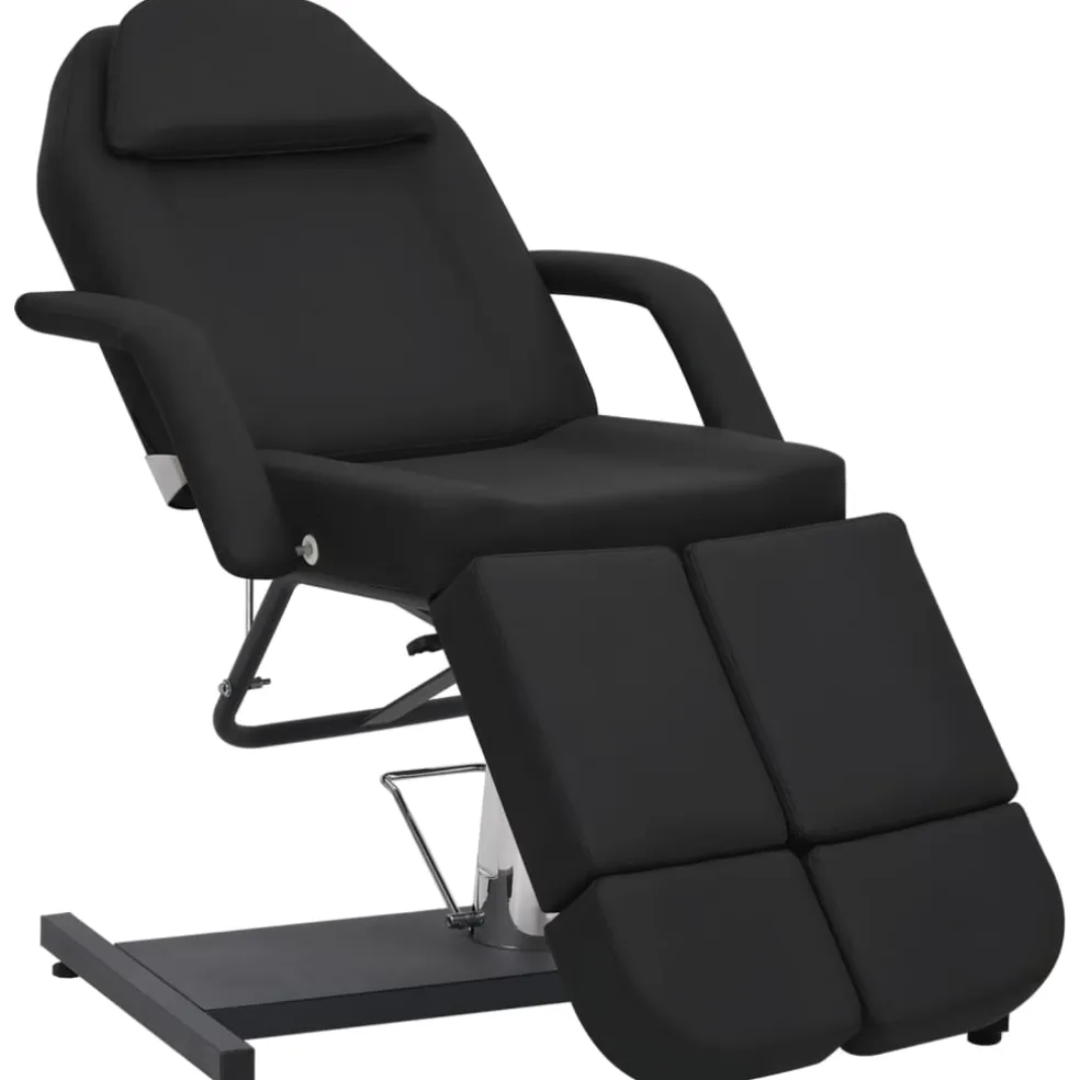 vidaXL Behandelstoel 180x62x78 cm kunstleer zwart