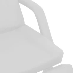 vidaXL Behandelstoel 180x62x78 cm kunstleer wit