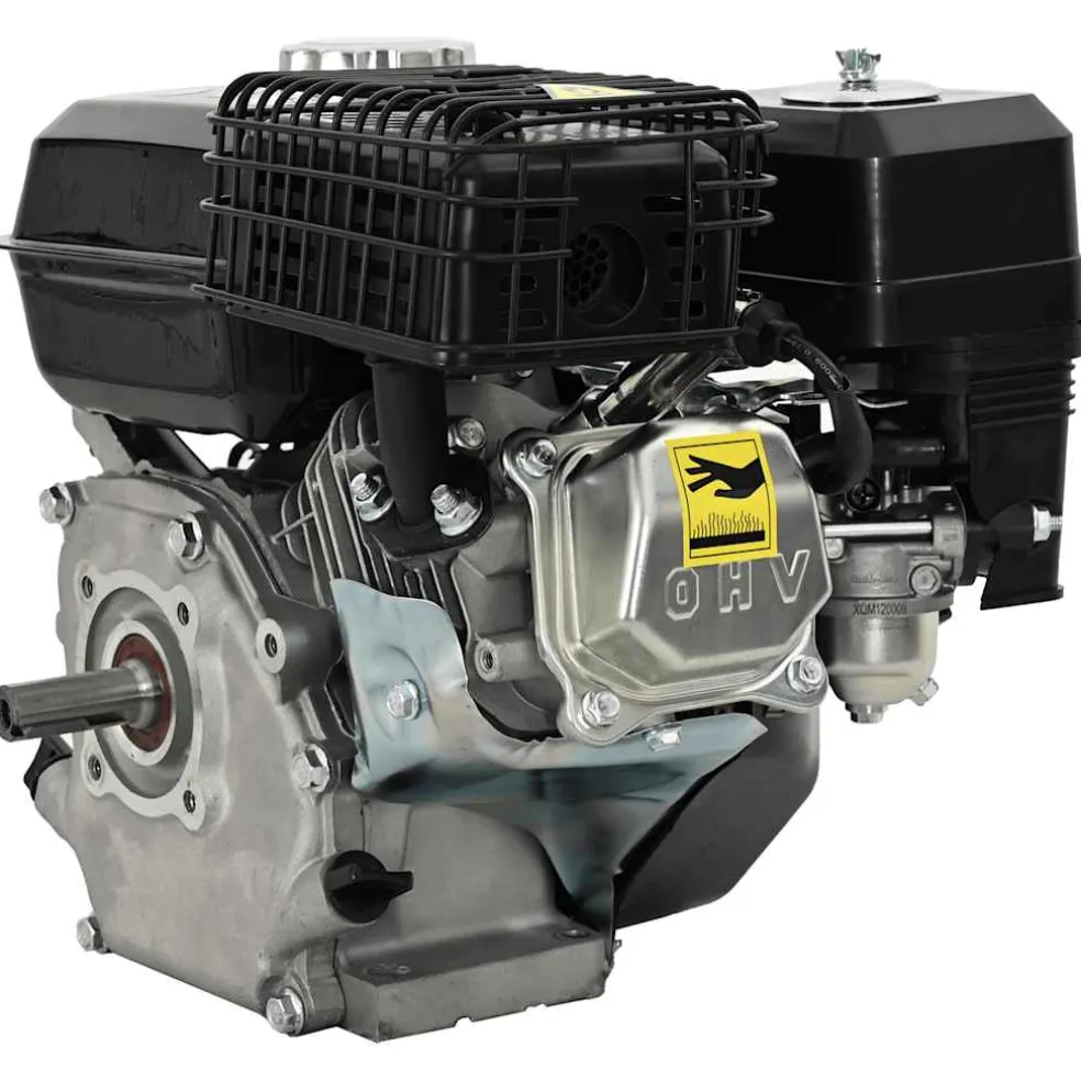 vidaXL Benzinemotor 6,5 PK 4,8 kW zwart