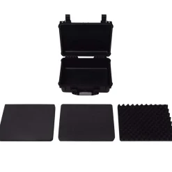 vidaXL Beschermende materiaalkoffer 40,6x33x17,4 cm zwart