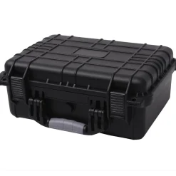 vidaXL Beschermende materiaalkoffer 40,6x33x17,4 cm zwart