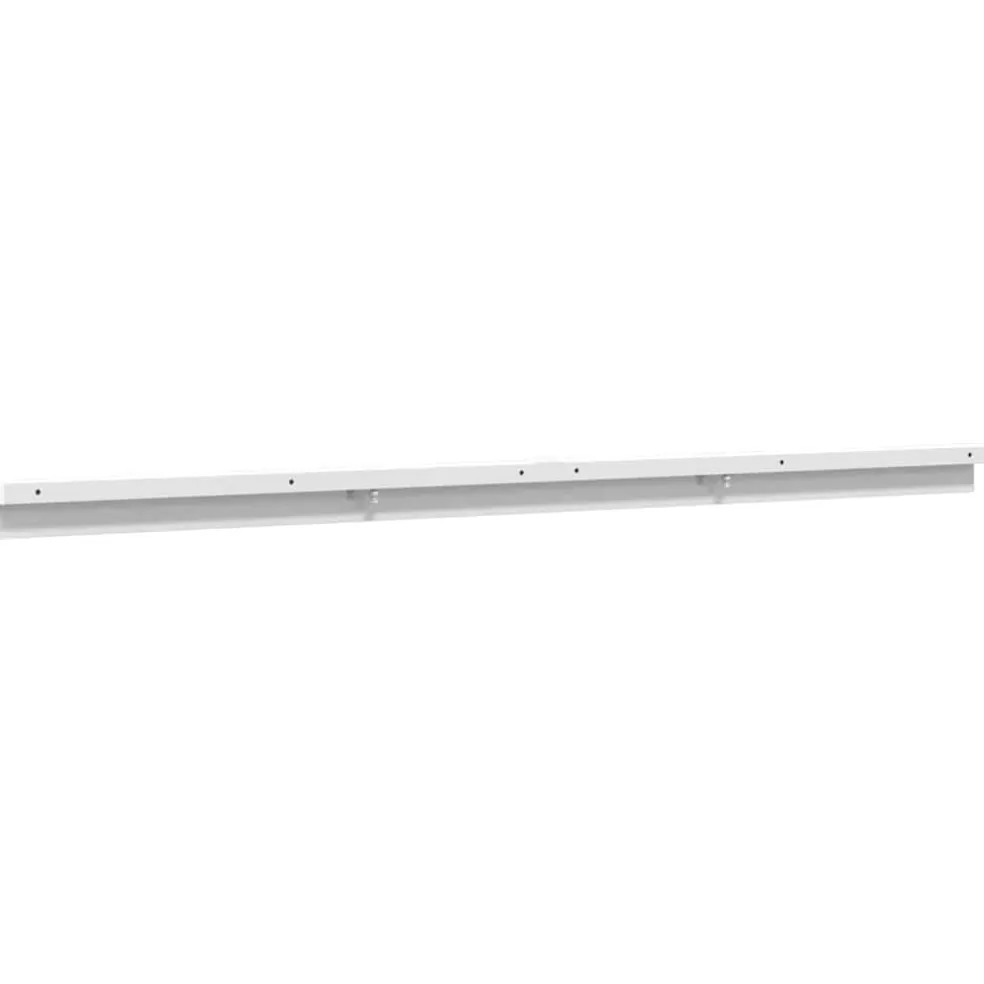 vidaXL Beslagset schuifdeur 183 cm aluminiumlegering zilverkleurig
