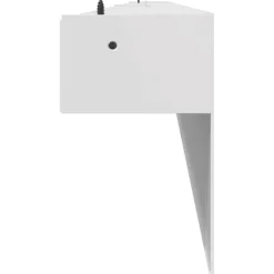 vidaXL Beslagset schuifdeur 183 cm aluminiumlegering zilverkleurig