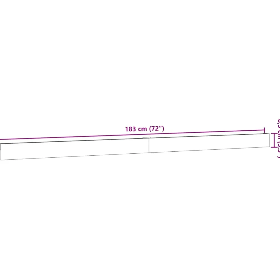 vidaXL Beslagset schuifdeur 183 cm aluminiumlegering zilverkleurig