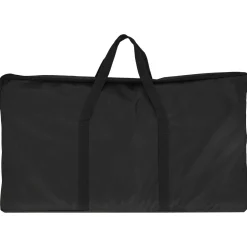 vidaXL Beursbalie Zwart en Wit Ø 60 x 93 cm Bewerkt hout en PP