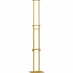 vidaXL Beurs Displays 2 st Goud 30 x 23,5 x 210 cm Staal