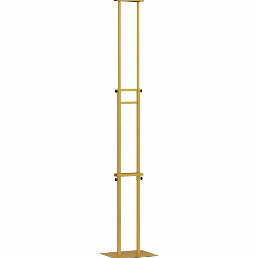 vidaXL Beurs Displays 2 st Goud 30 x 23,5 x 210 cm Staal