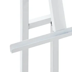 vidaXL Beurs Displays 2 st Wit 26,5 x 26,5 x 150 cm Staal