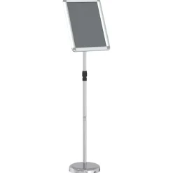 vidaXL Beurs Displays Zilver 30 x 25 x 128 cm Aluminium