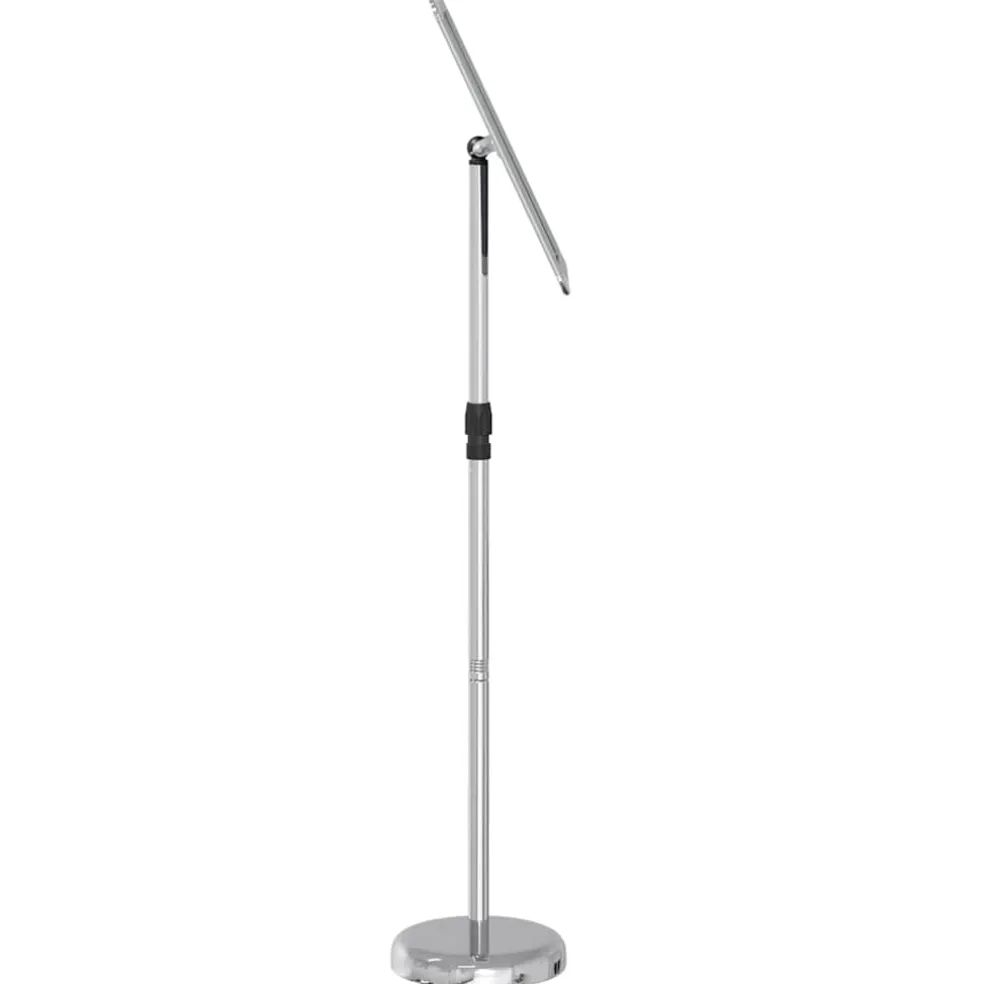 vidaXL Beurs Displays Zilver 30 x 25 x 128 cm Aluminium