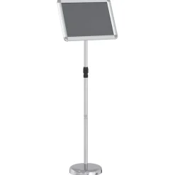 vidaXL Beurs Displays Zilver 30 x 25 x 128 cm Aluminium