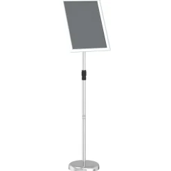 vidaXL Beurs Displays Zilver 30 x 25 x 128 cm Aluminium