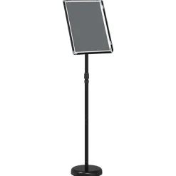 vidaXL Beurs Displays Zwart 25 x 25 x 125 cm Aluminium