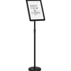vidaXL Beurs Displays Zwart 30 x 25 x 128 cm Aluminium