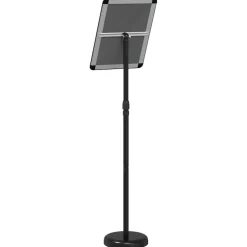 vidaXL Beurs Displays Zwart 30 x 25 x 128 cm Aluminium