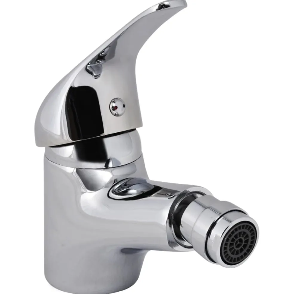 vidaXL Bidetkraan 2 st chroom
