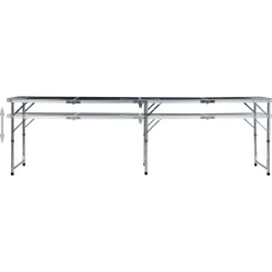 vidaXL Bierpongtafel inklapbaar 240 cm zwart