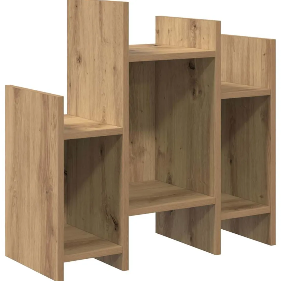 vidaXL Bijzetkast Artisan Eiken 60 x 26 x 60 cm Bewerkt hout