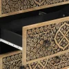 vidaXL Bijzetkast 60x33x75 cm massief mangohout