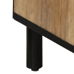 vidaXL Bijzetkast 60x33x75 cm massief mangohout