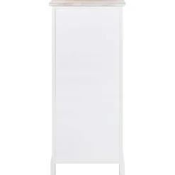 vidaXL Bijzetkast 38x28x86 cm paulowniahout