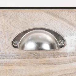 vidaXL Bijzetkast 38x28x86 cm paulowniahout