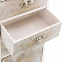 vidaXL Bijzetkast 38x28x86 cm paulowniahout