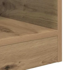 vidaXL Bijzettafel Artisan Eiken 30,5 x 30 x 45 cm Bewerkt hout