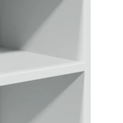 vidaXL Bijzettafel met wieltjes 55x60x78 bewerkt hout wit