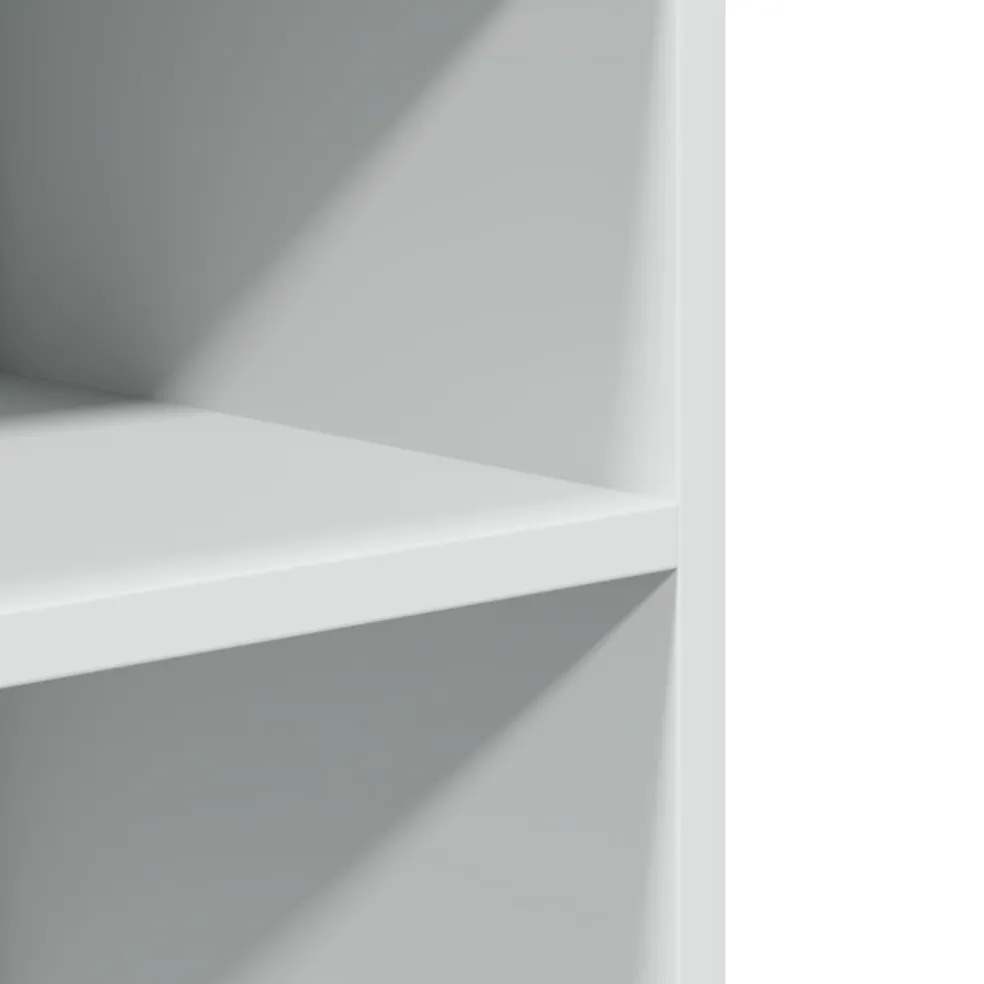 vidaXL Bijzettafel met wieltjes 55x60x78 bewerkt hout wit