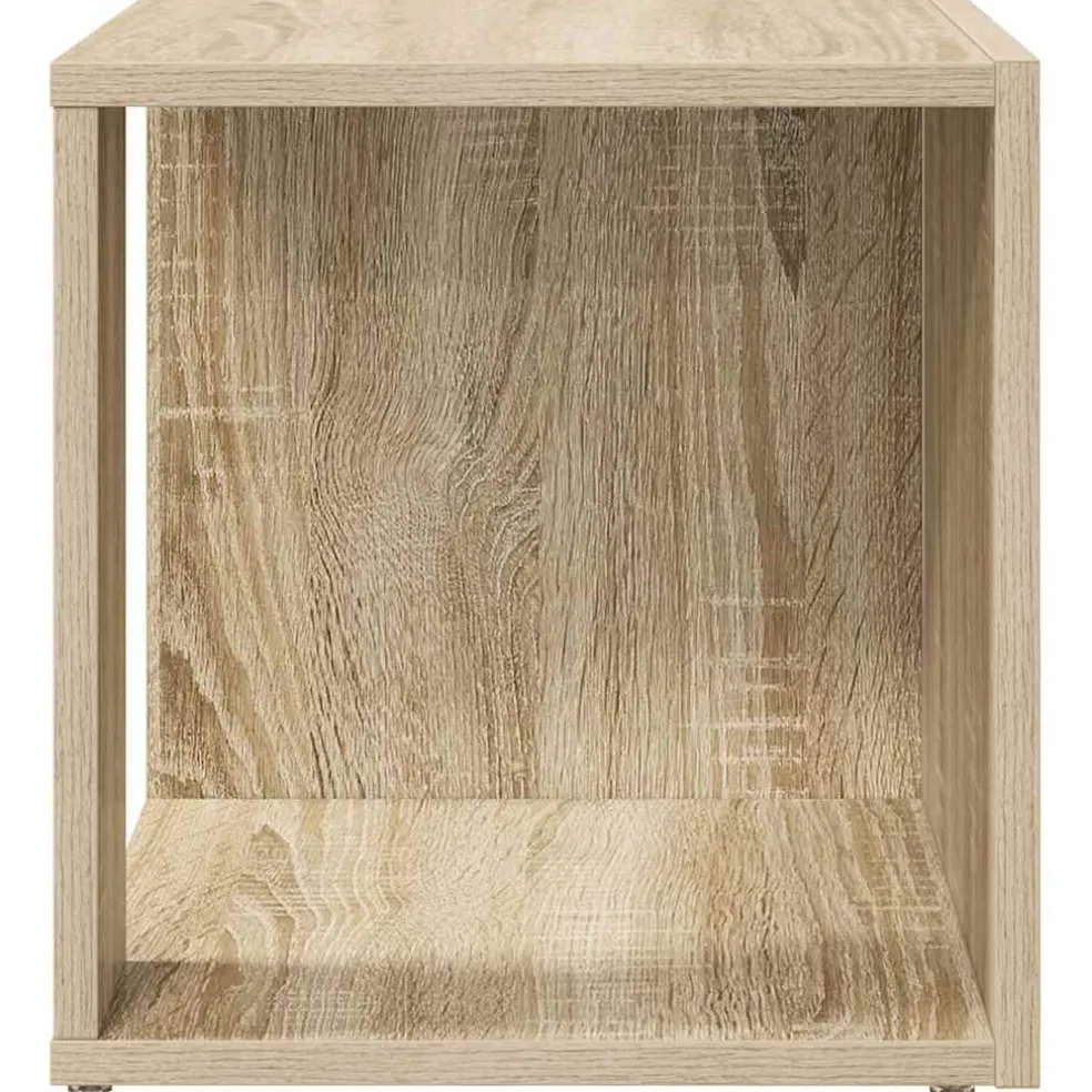 vidaXL Bijzettafels 33 x 33 x 34 cm Engineered wood Sonoma Eiken