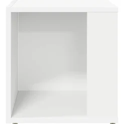 vidaXL Bijzettafels 33 x 33 x 34 cm Engineered wood Wit