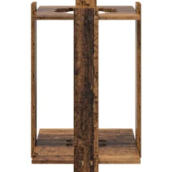vidaXL Biljartkeu standaard Bewerkt hout 42 x 43 x 60 cm Oud hout