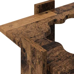 vidaXL Biljartkeu standaard Bewerkt hout 42 x 43 x 60 cm Oud hout