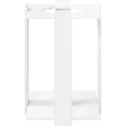 vidaXL Biljartkeu standaard Bewerkt hout 42 x 43 x 60 cm Hoogglans Wit