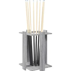 vidaXL Biljartkeu standaard Bewerkt hout 42 x 43 x 60 cm Grijs Sonoma