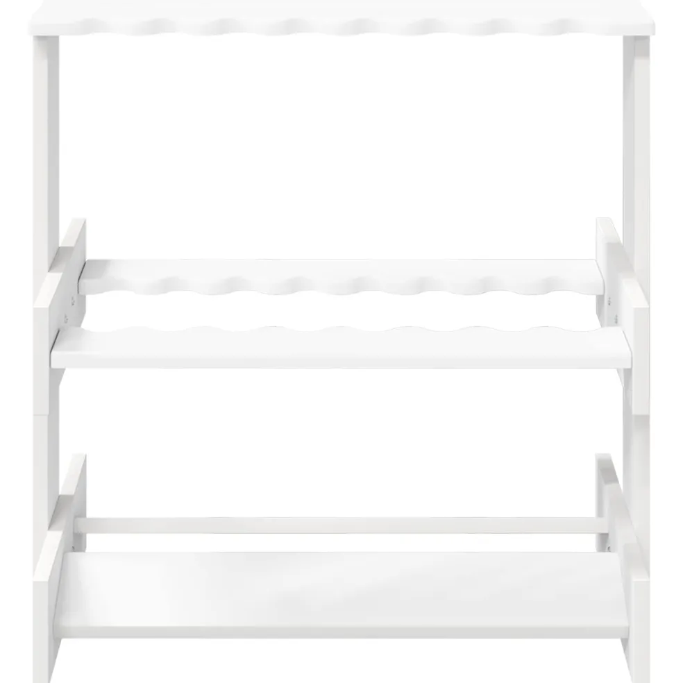 vidaXL Biljartkeu standaard Bewerkt hout 93 x 12 x 103 cm