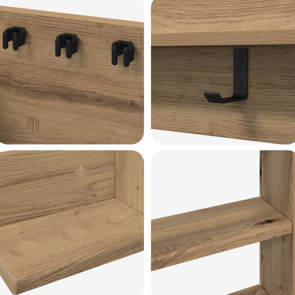 vidaXL Biljartkeu standaard Bewerkt hout 93 x 12 x 103 cm