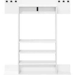 vidaXL Biljartkeu standaard Bewerkt hout 93 x 12 x 103 cm Grijs Sonoma