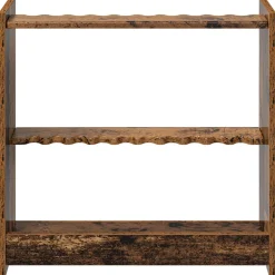 vidaXL Biljartkeu standaard Bewerkt hout 60 x 20 x 57 cm Oud hout