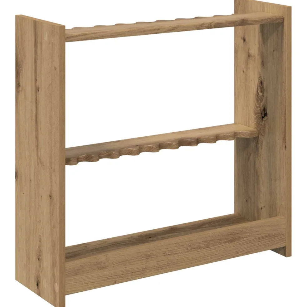 vidaXL Biljartkeu standaard Bewerkt hout 60 x 20 x 57 cm