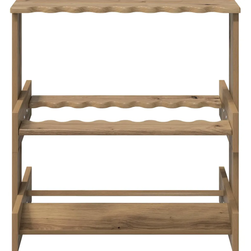 vidaXL Biljartkeu standaard Bewerkt hout 60 x 35 x 60 cm Grijs Sonoma