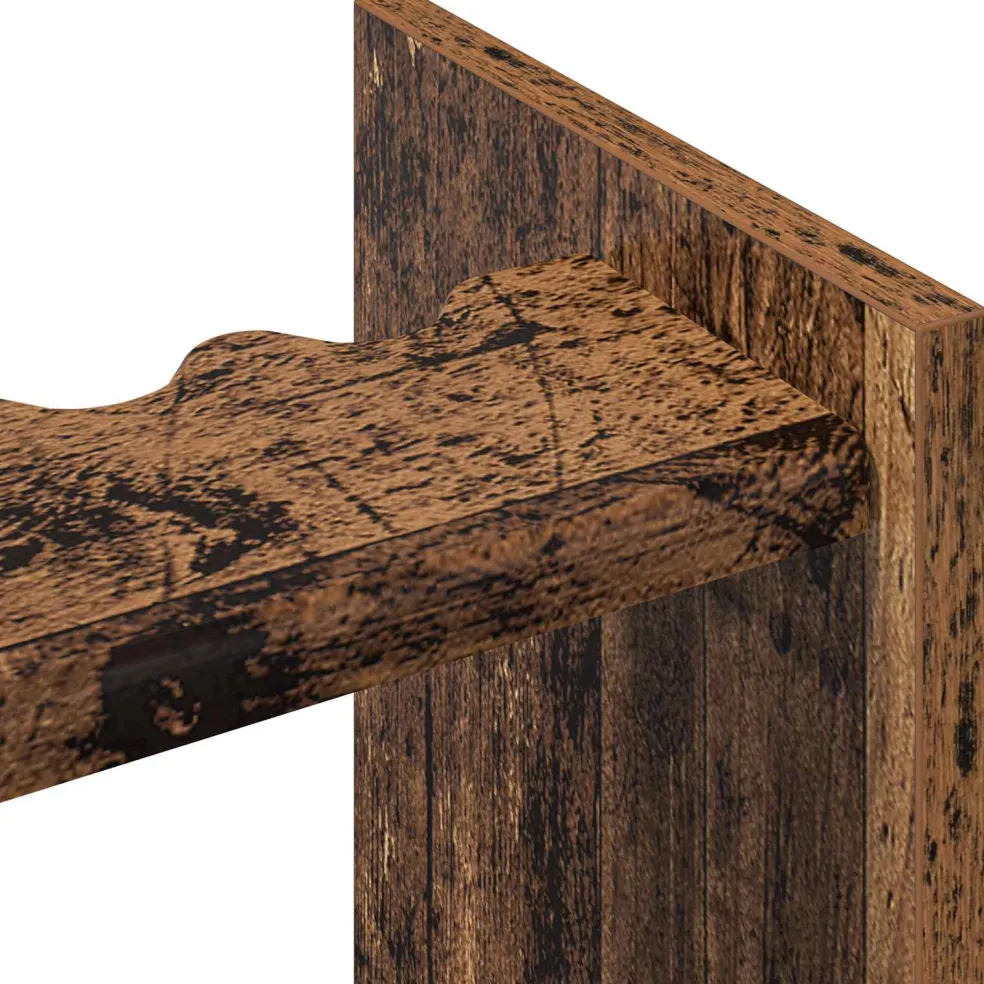 vidaXL Biljartkeu standaard Bewerkt hout 60 x 20 x 57 cm Wit