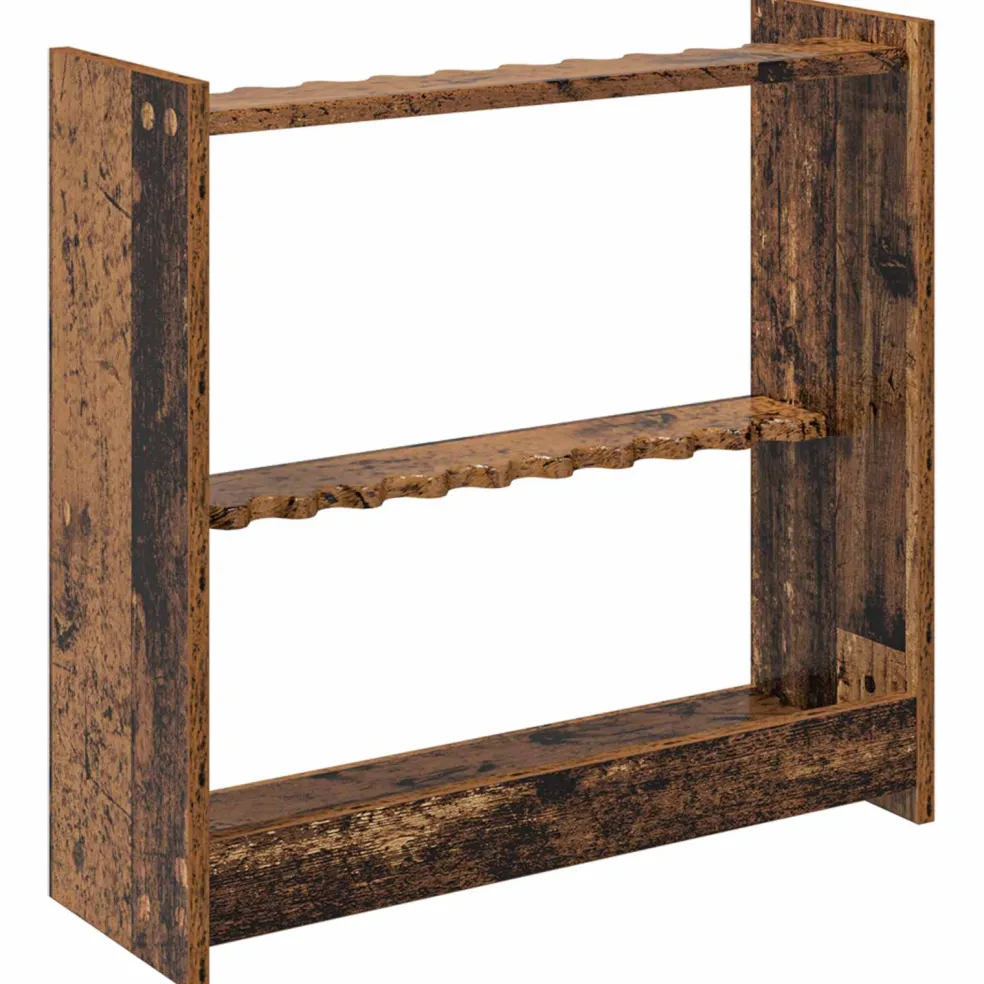 vidaXL Biljartkeu standaard Bewerkt hout 60 x 20 x 57 cm Wit