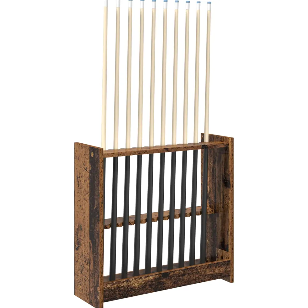 vidaXL Biljartkeu standaard Bewerkt hout 60 x 20 x 57 cm Wit