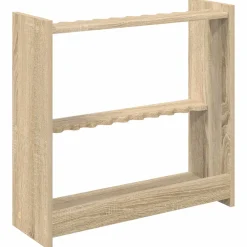 vidaXL Biljartkeu standaard Bewerkt hout 60 x 20 x 57 cm Sonoma Eiken