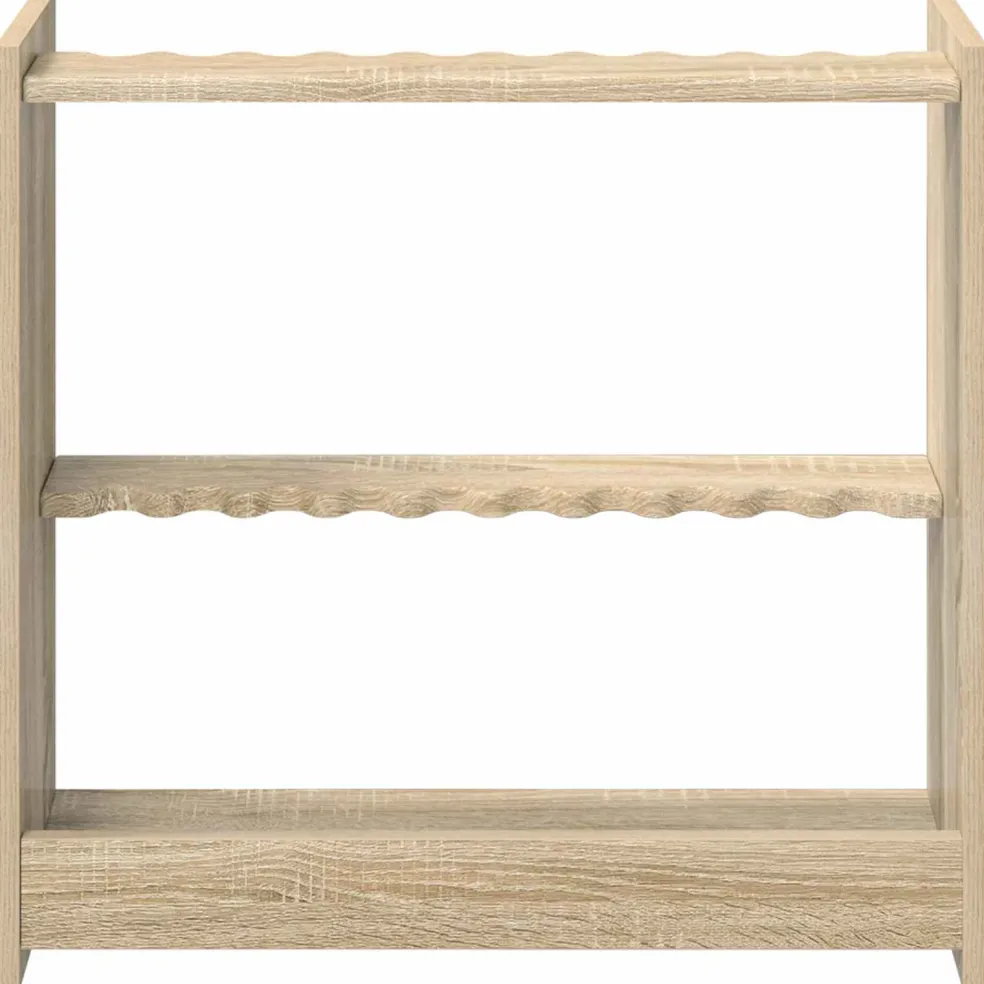vidaXL Biljartkeu standaard Bewerkt hout 60 x 20 x 57 cm Sonoma Eiken