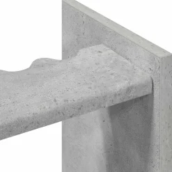 vidaXL Biljartkeu standaard Bewerkt hout 60 x 20 x 57 cm Betongrijs