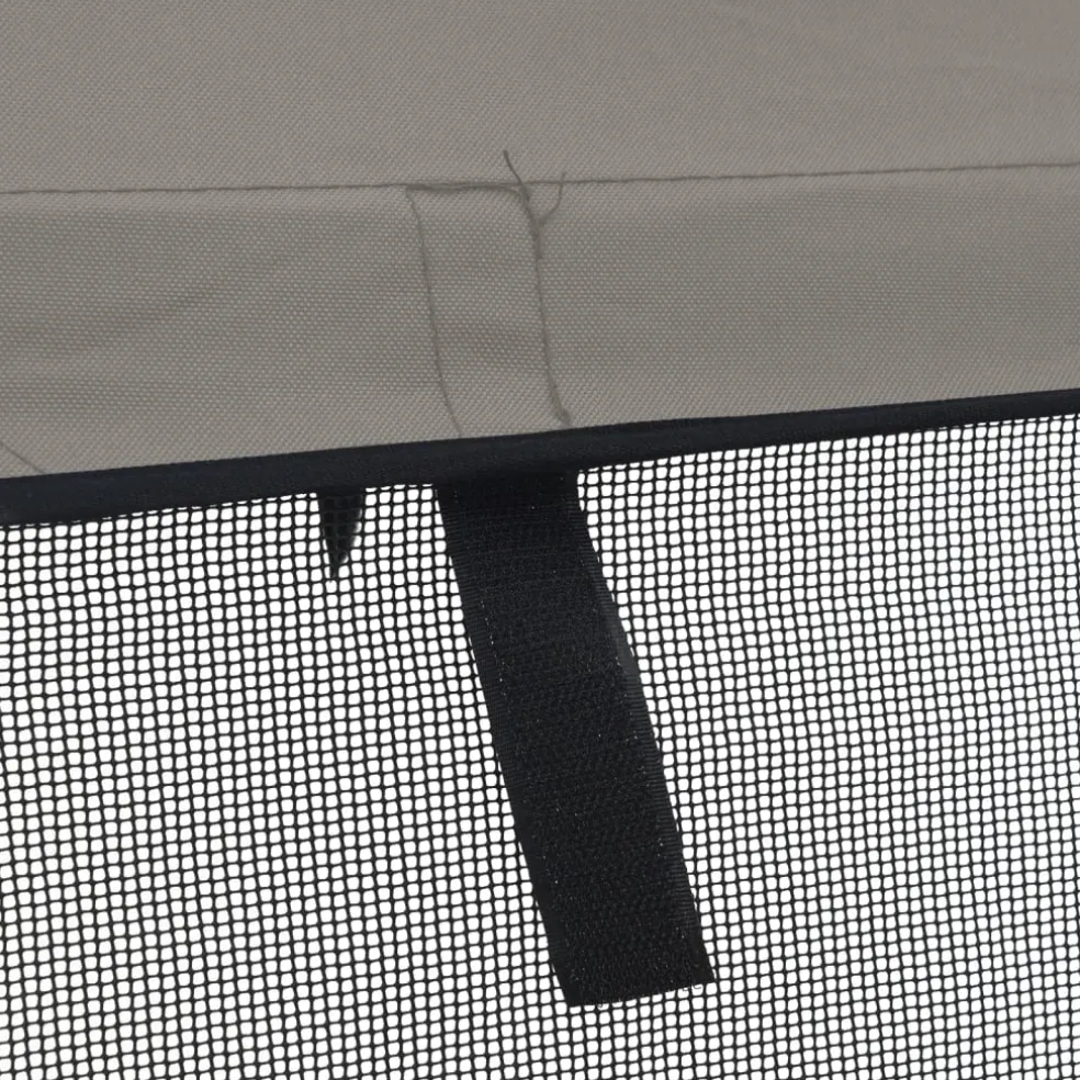 vidaXL Biminitop 3 bogen met mesh zijwanden 183x(137-152)x137 cm